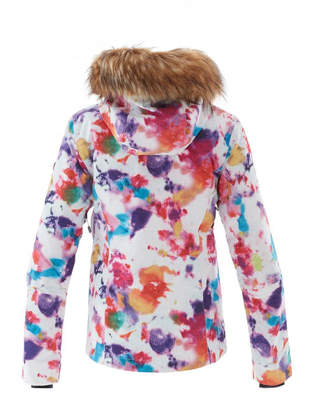 Womens Winter Snowboard Jacket.Environmentally friendly degradable fabric.10K Waterproof/10K Breathable . Product is machine washable.YKK® Zip