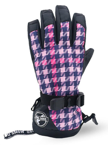 Women's Ski Gloves Warm Waterproof Winter Outdoor Snow Snowboard Athletic Gloves