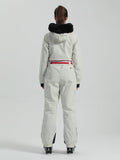 Gsou Snow Women's Unisex Solid Color One Piece Ski Suit