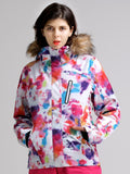 Womens Winter Snowboard Jacket.Environmentally friendly degradable fabric.10K Waterproof/10K Breathable . Product is machine washable.YKK® Zip