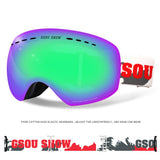 ski goggles anti-fog cocaine myopia goggles men and women outdoor equipment snow protective ski goggles