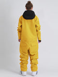 Women's Treadsnow Slope Star Yellow One Picece Snowboard Ski Suits