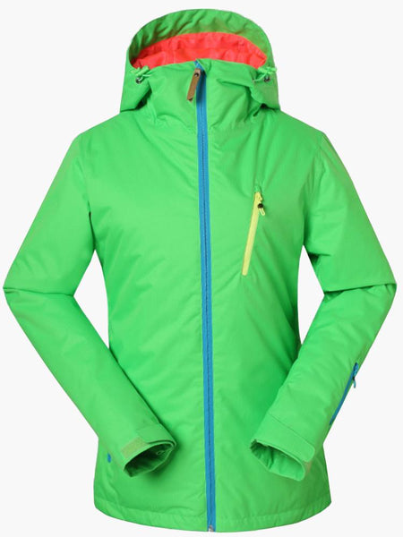 White Thermal Warm 10K Waterproof Windproof Women's Snowboard Jacket