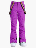 Purple Thermal Warm High Waterproof Windproof Women's Snowboard/Snow Pants