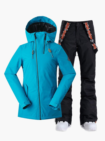 TreadSnow Women's Waterproof Snowboard Jacket Pants Suits Skiing Suit