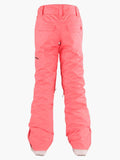 Rose Pink Thermal Warm Waterproof Windproof Women's Ski Pants/Snow Pants