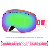 Ski Goggles For Women Outdoor Multicolor Snowboard Goggles Winter Professional Unisex Snow Ski Sports Glass
