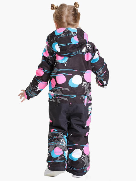Machine washable, windproof, children's ski suit