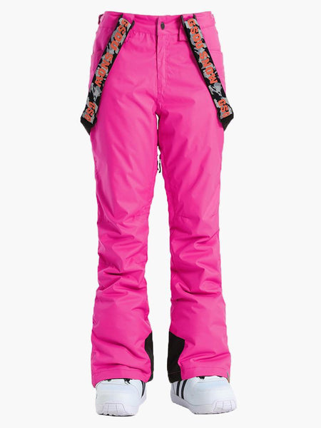 Rose Thermal Warm High Waterproof Windproof Women's Snowboard/Ski Pants