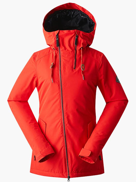 Women's Red Ski Suits Waterproof Burgundy Snowboard Jacket Pants Suit