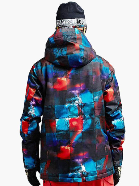 10K Windproof & Waterproof Colorful Printed Ski Jacket and Pants Set Snow Suit   Ski and Snowboard Suit