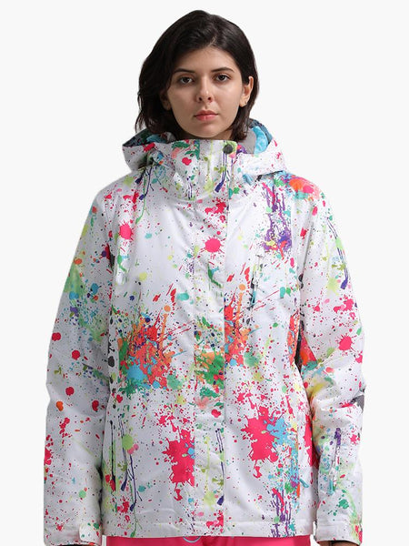 Women's Colorful 10K Waterproof and Windproof Ski/Snowboard Jacket.YKK® Zip