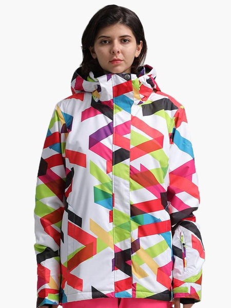 Women's 10K Waterproof and Windproof Colorful Snowboard/Ski Jackets