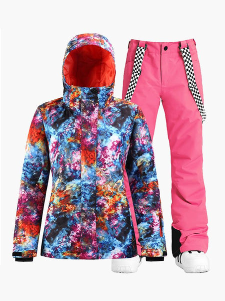 Winter women's suits, ski suits, machine washable YKK® zipper