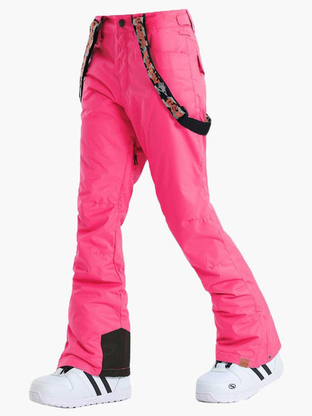Pink Thermal Warm High Waterproof Windproof Women's Snowboard/Ski Pants