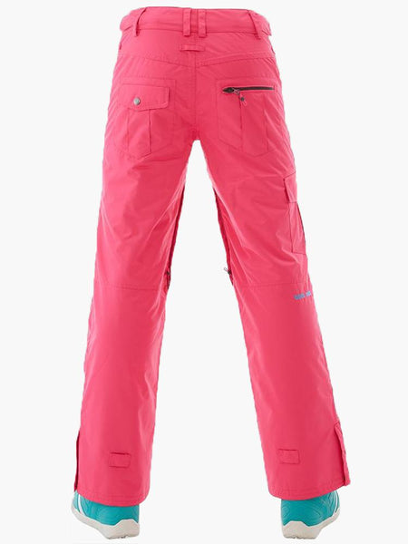 Thermal Warm High Waterproof Windproof Pink Women's Ski Pants/Snow Pants