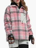 Unisex 2023 Winter Plaid Single And Double Board Warm Ski Jacket Ski Suit