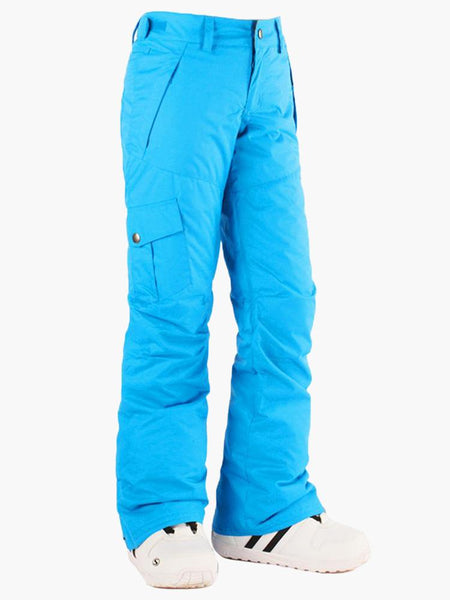 Thermal Warm High Waterproof Windproof Blue Women's Snowboard & Ski Pants
