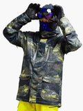 15K Windproof & Waterproof ArmyGreen Ski Jacket and Pants Set Snow Suit Ski and Snowboard Suit