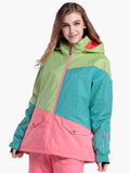 Winter Jacket Waterproof Windproof Colorful Women's Ski/Snowboard Jackets