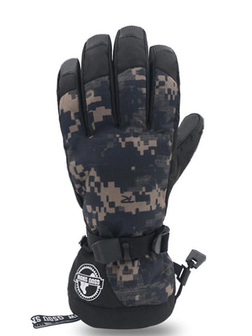 men's outdoor sports ski gloves for riding cold, waterproof, warm, non-slip, cold-proof gloves