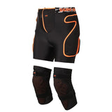 Ski Snowboard Protective Shorts with plastic hip and tailbone pads