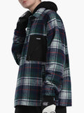 Unisex 2023 Winter Plaid Single And Double Board Warm Ski Jacket Ski Suit