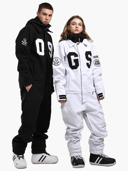 15k Waterproof Women's One Piece Snowboard Suits Winter Young Fashion