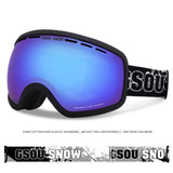 ski goggles anti-fog cocaine myopia goggles men and women outdoor equipment snow protective ski goggles