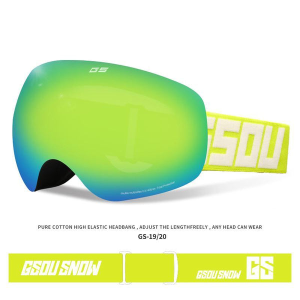 Kid's Ski Goggles Snowboard Goggles with UV Protection, Wind Resistance, Anti-Glare Lenses
